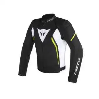 Chaqueta Dainese AVRO D2 TEX BLACK/YELLOW-FLUO