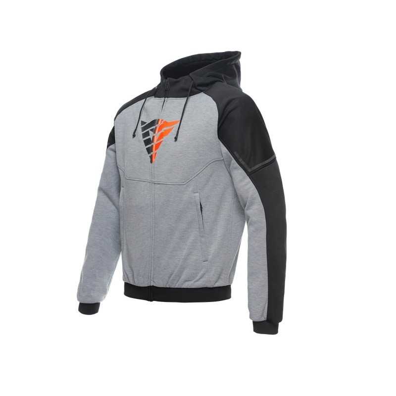 Sudadera Dainese Daemon-X Safety Melange/Black/Red Sudadera Dainese Daemon-X Safety Melange/Black/Red