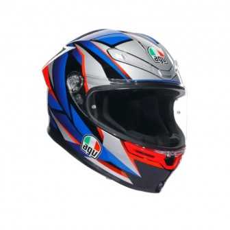 Casco Agv K-6 S Slashcut Black/Blue/Red