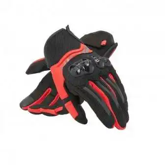 Guantes Dainese Mig 3 Air Black/Red-Lava