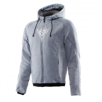 Sudadera Dainese Bovisa Safety Hoodie Full Zip Grey/Black