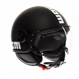 Casco MOMO FGTR CLASSIC MATT BLACK/WHITE