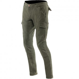 Pantalón Dainese CARGO SLIM TAPERED ARMY-GREEM